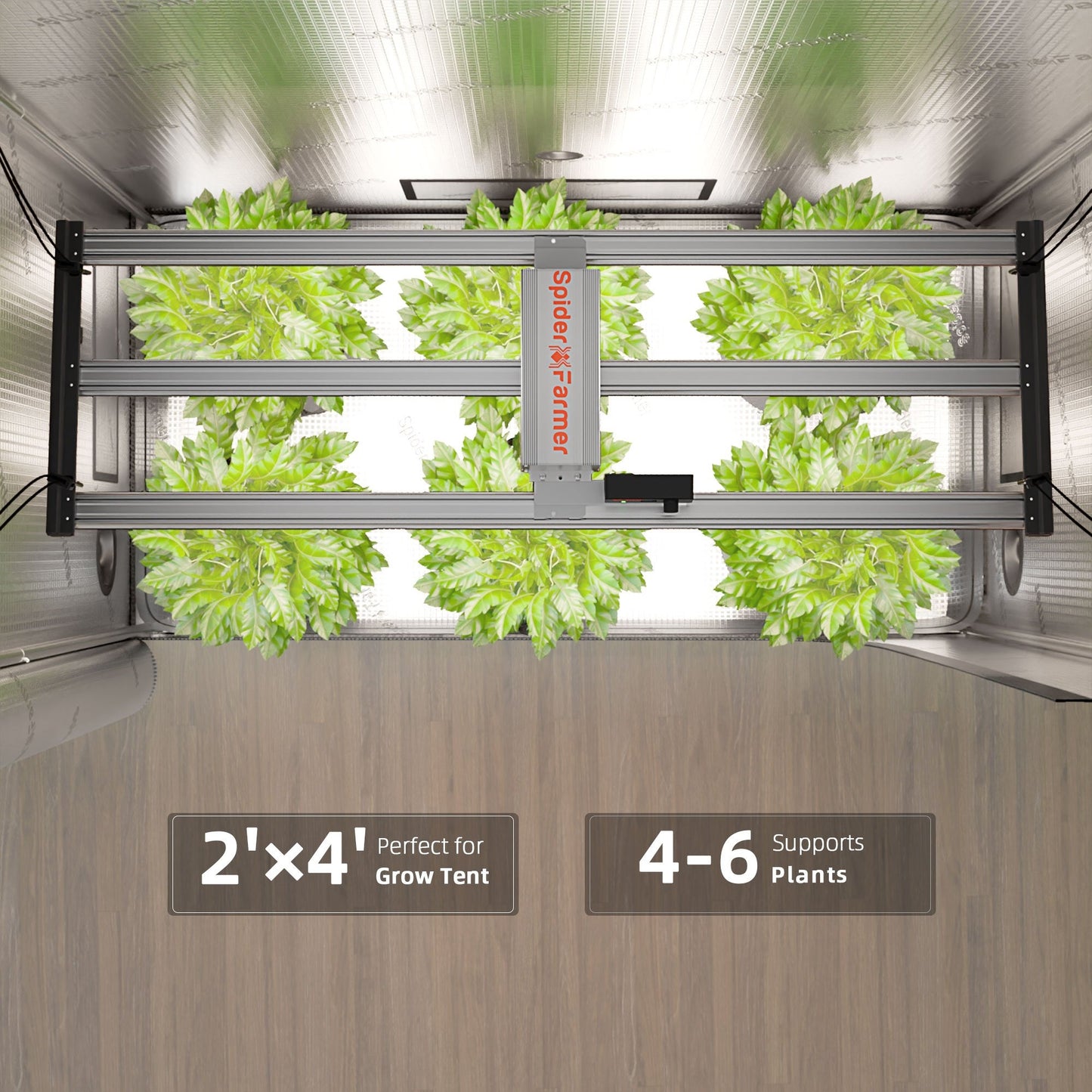 2025 Spider Farmer G4500 Komplettset (140x70x200cm)