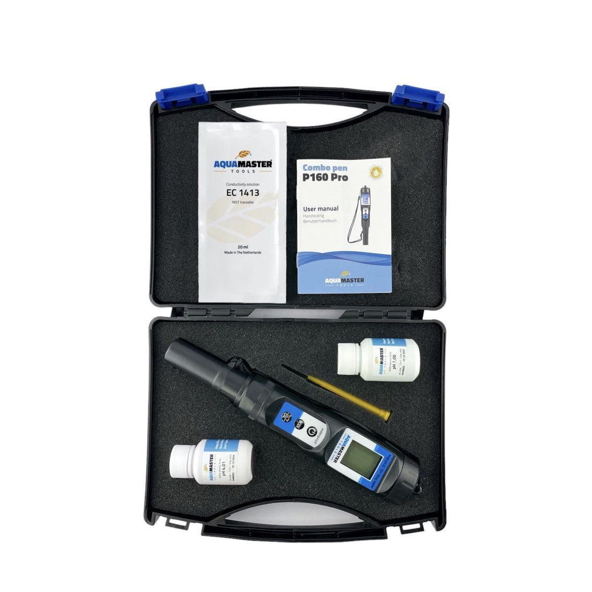 Aquamaster P160 Pro Combo Pen - pH, EC, TDS & Temperaturmessgerät
