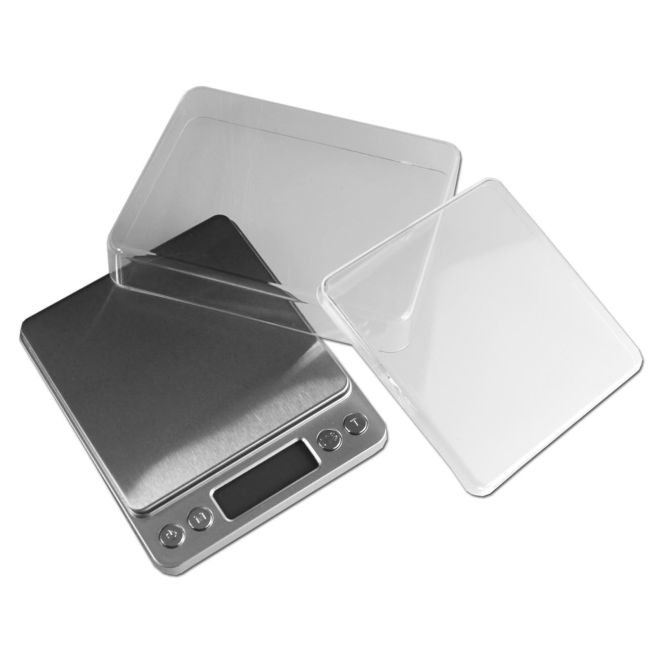 BLscale Digitalwaage silber, 0,1-2000g, 127x105x19mm