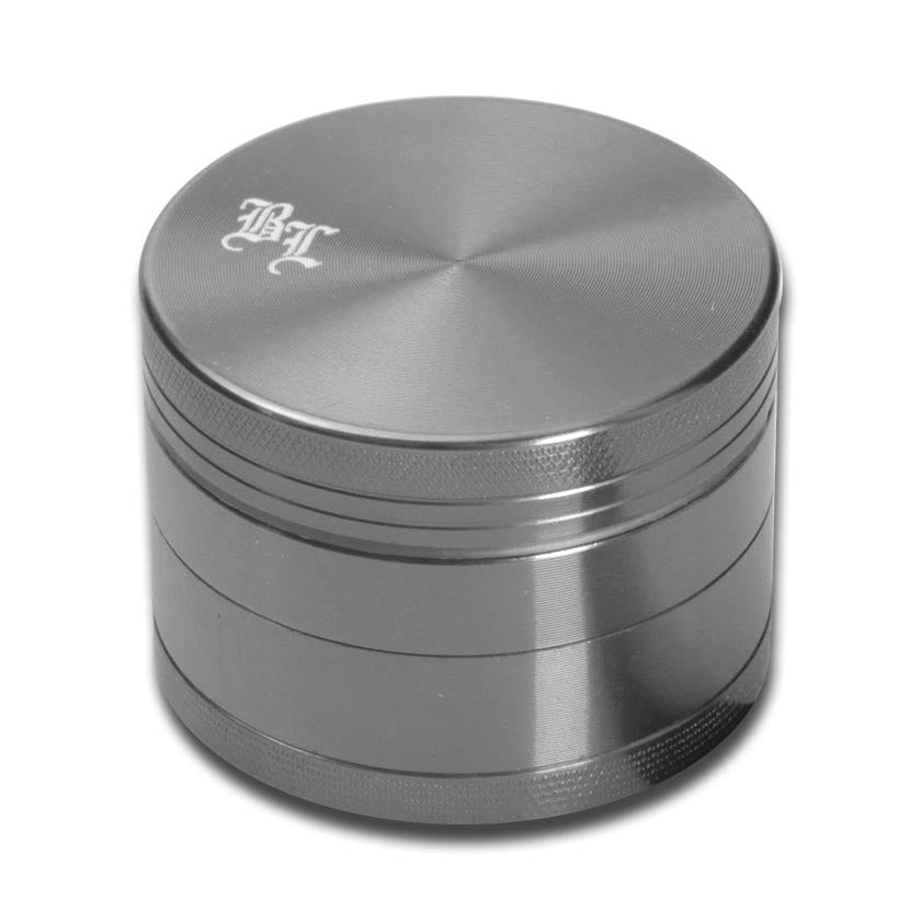 Black Leaf Alu-Mühle 4-teilig m. Magnet ink. Geschenkdose grau