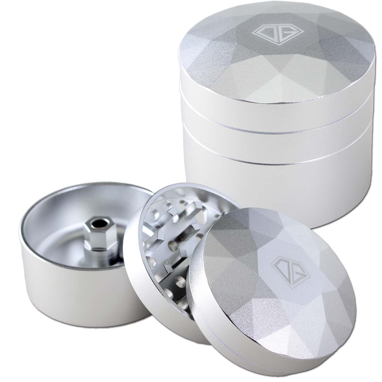 Black Leaf Diamond-Grinder 3-tlg. silber, Ø 55mm