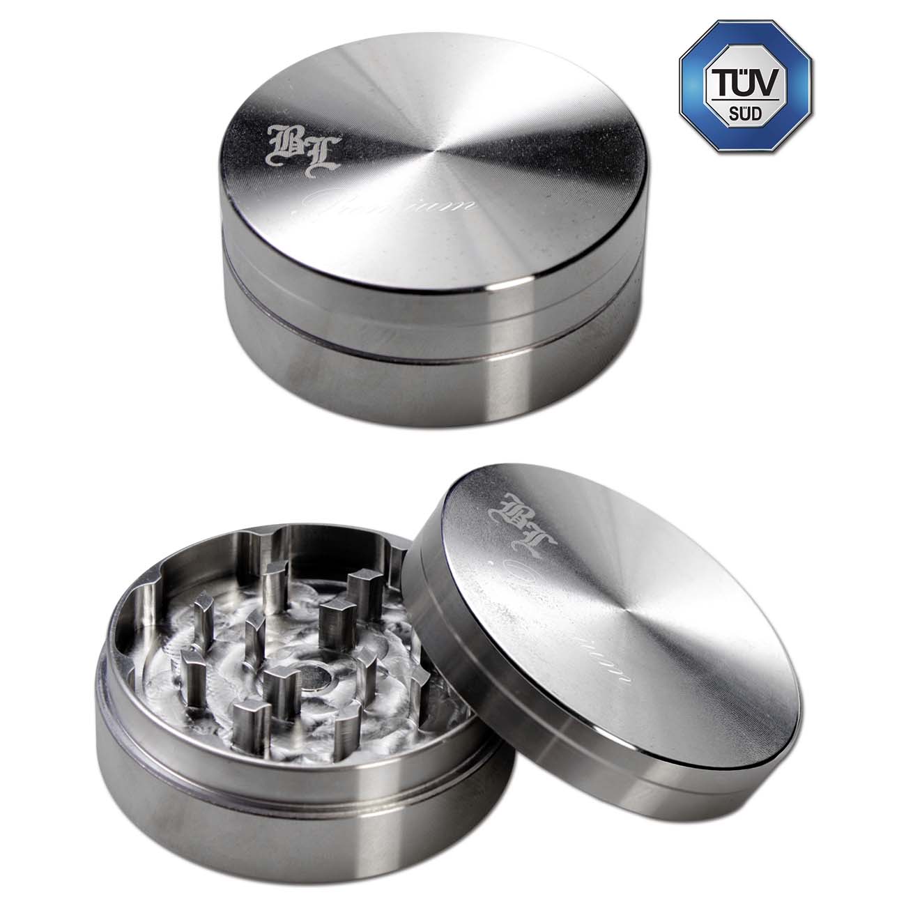 Black Leaf Edelstahl Deluxe Grinder 2-tlg.