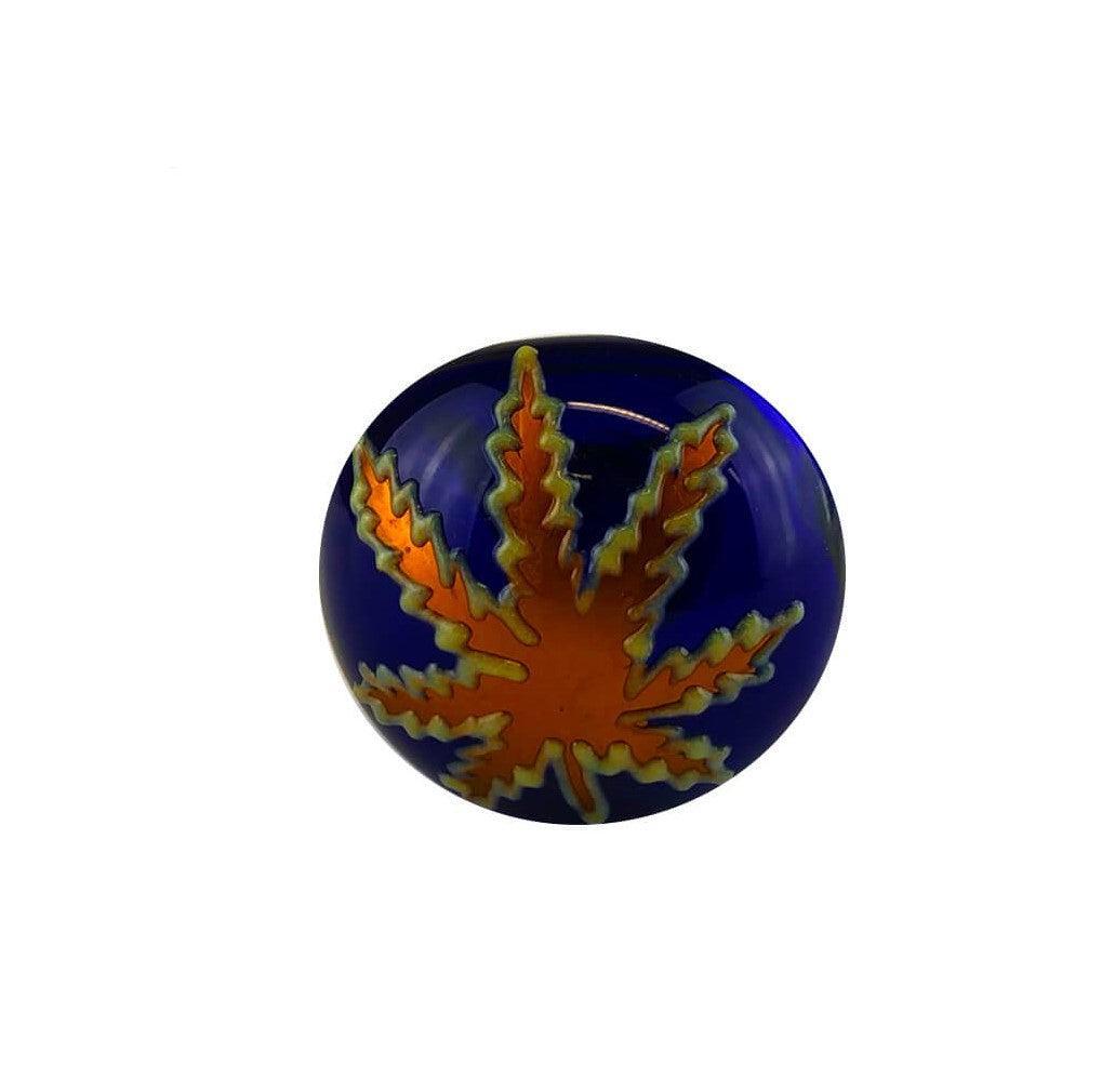 Blaue Glaspfeife, fluoreszierend 10cm