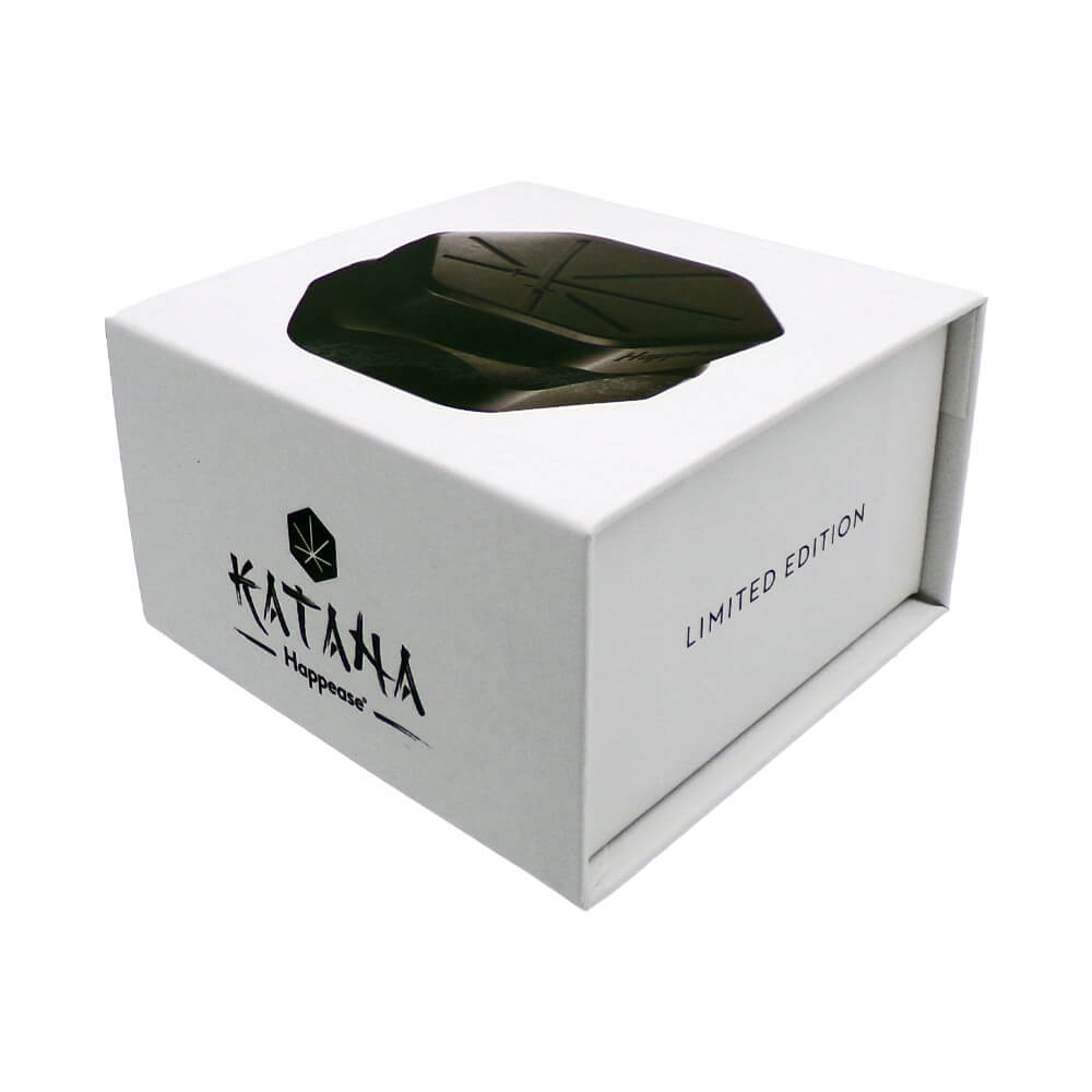 Happease Katana Aluminium Grinder Black 2-teilig - 60mm