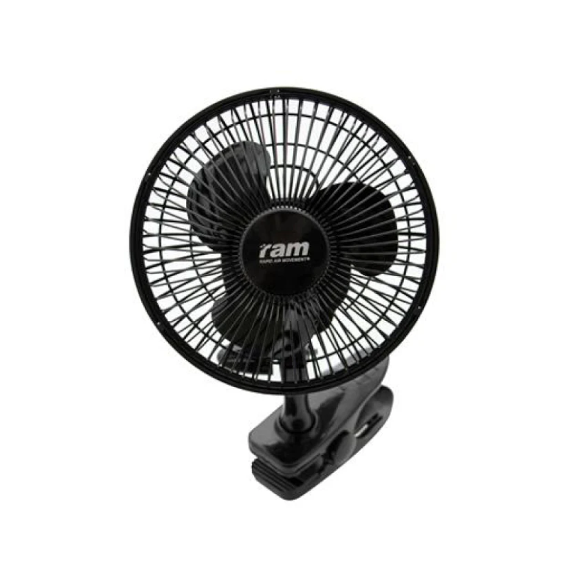 RAM Clip on Desk Fan 15 Watt 15cm