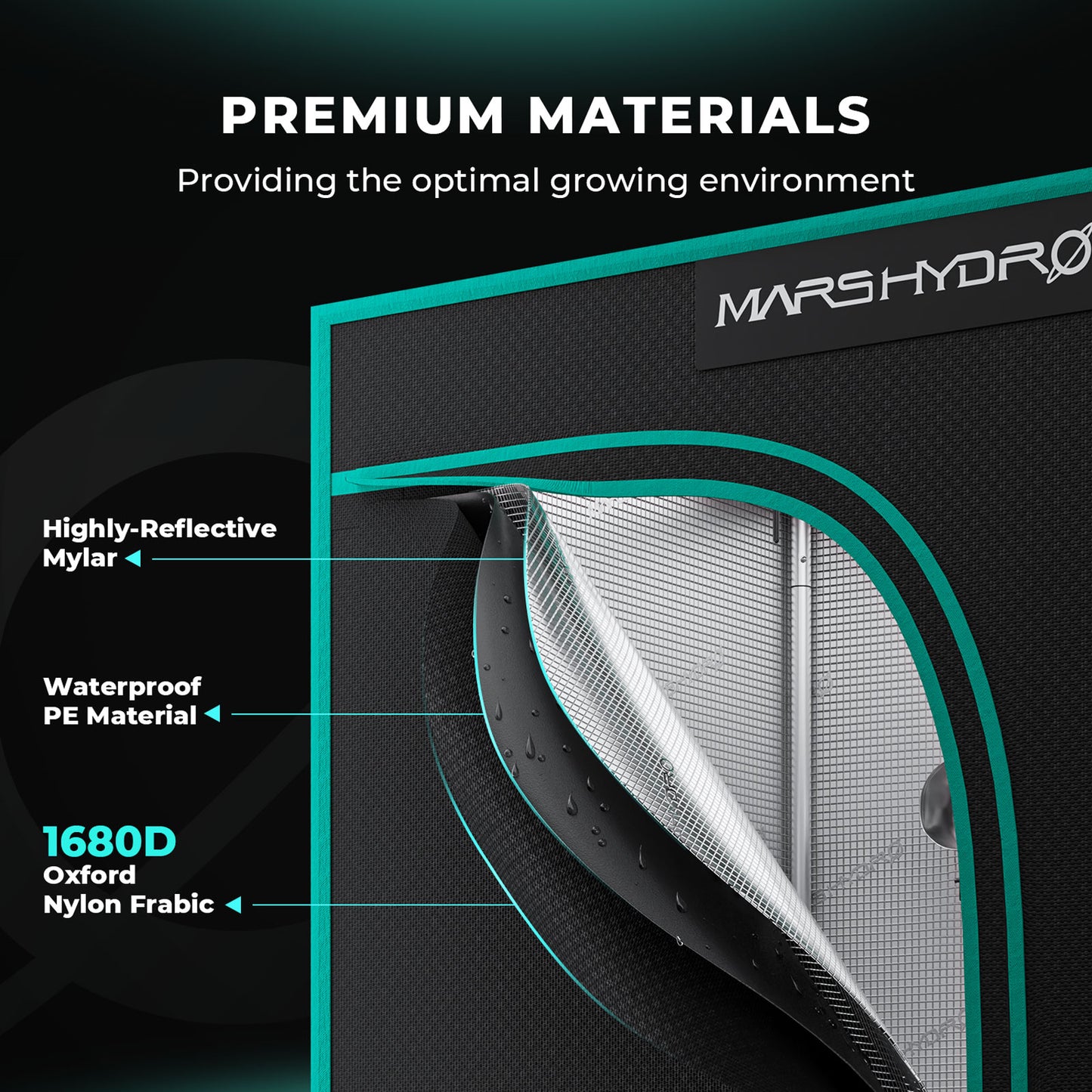 Mars Hydro Growzelt 80x80x160 cm