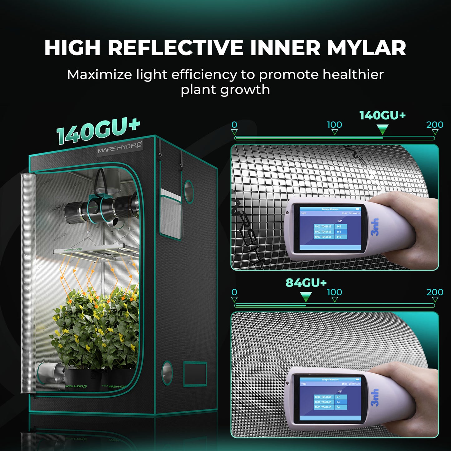 Mars Hydro Growzelt 80x80x160 cm