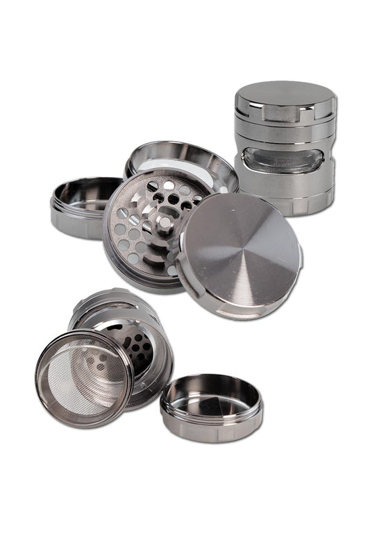 Near Dark Metall Grinder 4 piece Grinder silver