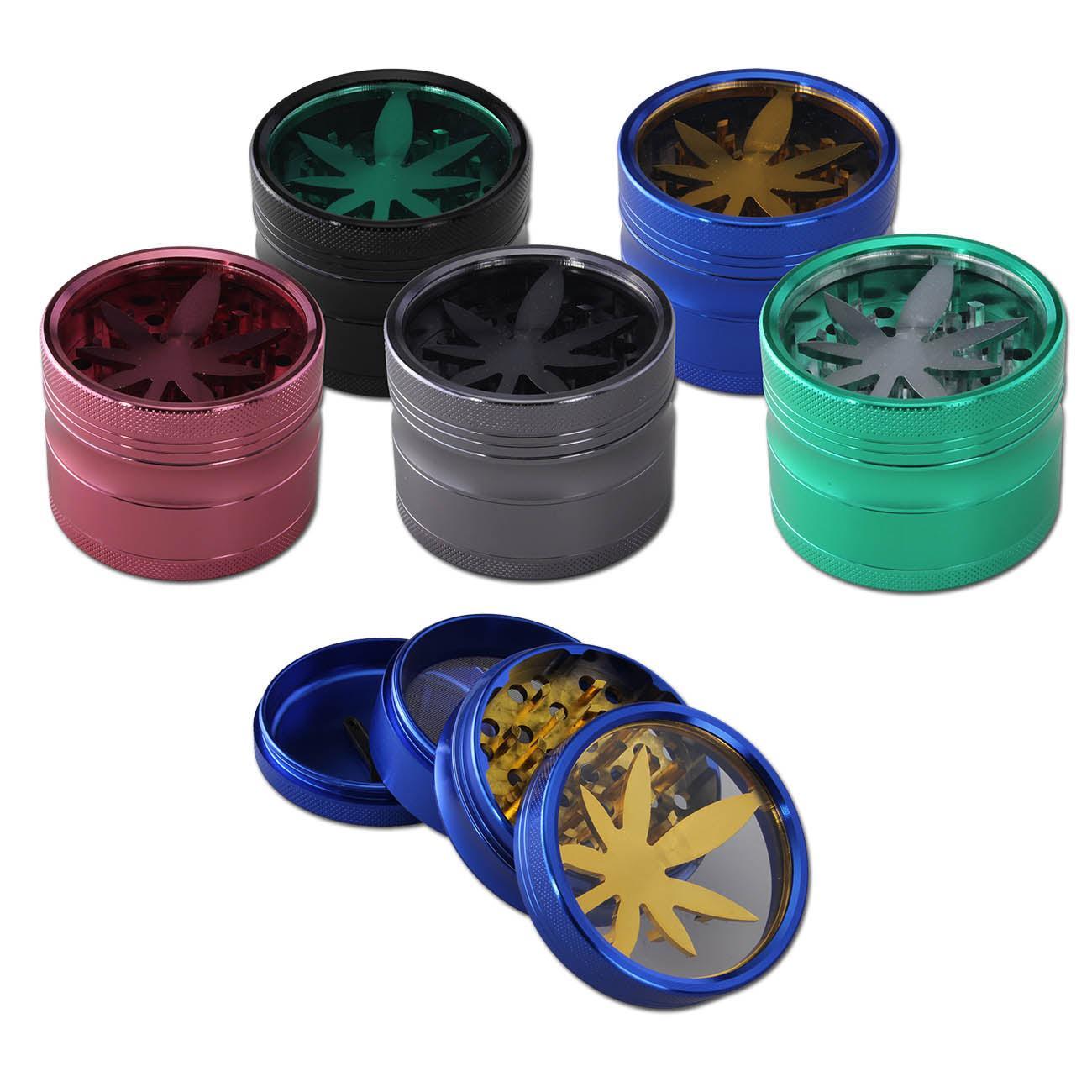 Aluminium Fenster Grinder 4-tlg. LEAF, 58,5mm 