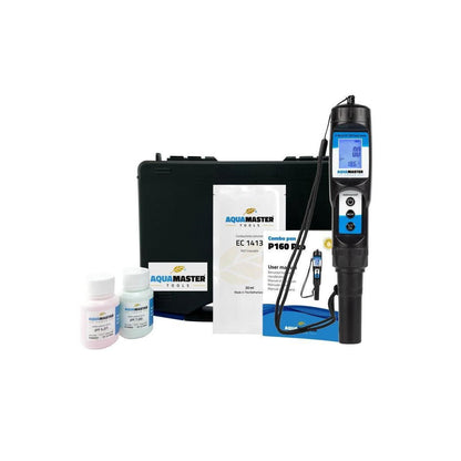 Aquamaster P160 Pro Combo Pen - pH, EC, TDS & Temperaturmessgerät 