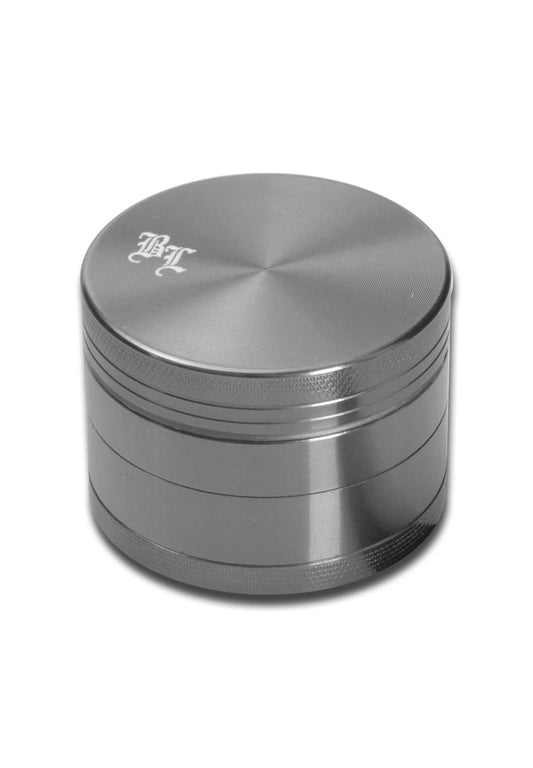 Black Leaf Alu-Mühle 4-teilig m. Magnet ink. Geschenkdose grau