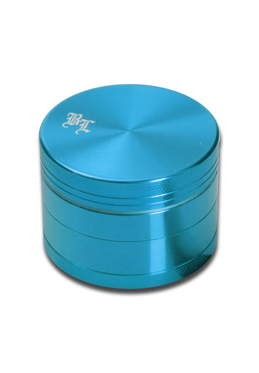 Black Leaf Alu-Mühle 4-teilig m. Magnet ink. Geschenkdose hellblau