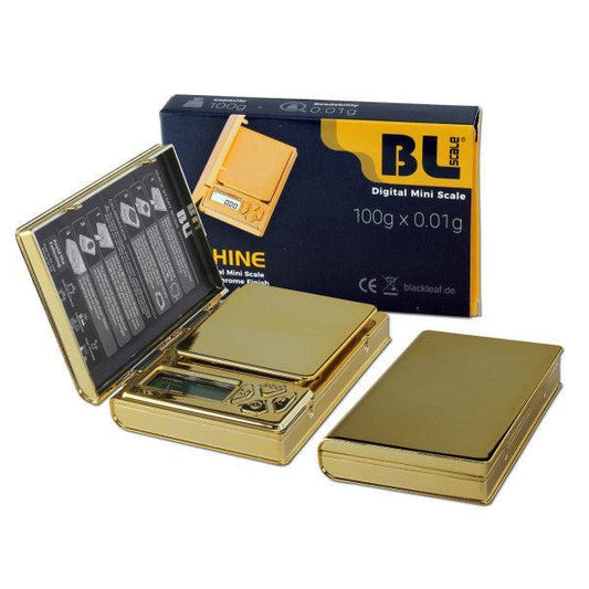BLscale SHINE Digitalwaage verchromt 0,01 x 100g