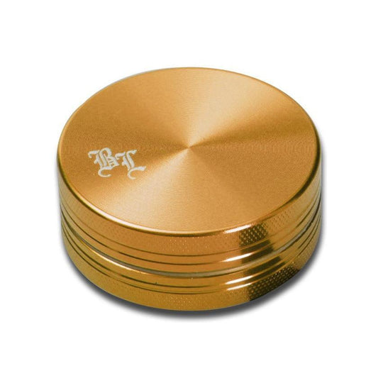 Black Leaf Alu-Mühle 2-teilig anodisiert ink. Geschenkbox gold