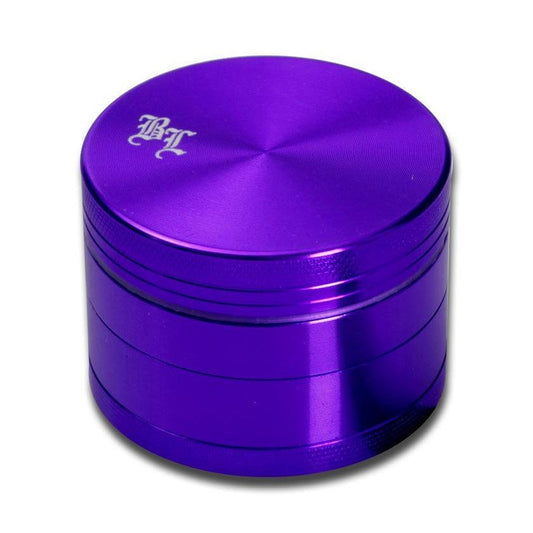 Black Leaf Alu-Mühle 4-teilig m. Magnet ink. Geschenkdose aubergine