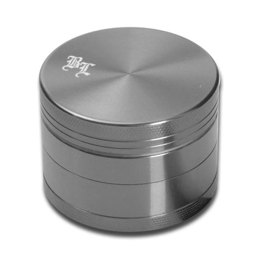 Black Leaf Alu-Mühle 4-teilig m. Magnet ink. Geschenkdose grau