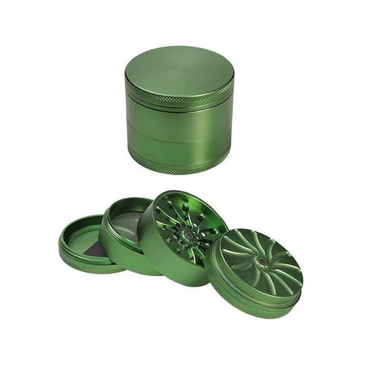 Black Leaf Masher Grinder 4-tlg. grün, Ø 63mm