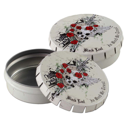 ClickClack Dose Black Leaf Skull + Roses
