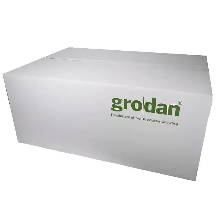 Grodan Delta Karton Kiste 100x100x65mm ø 27mm (216 Stk.) kleines Loch 