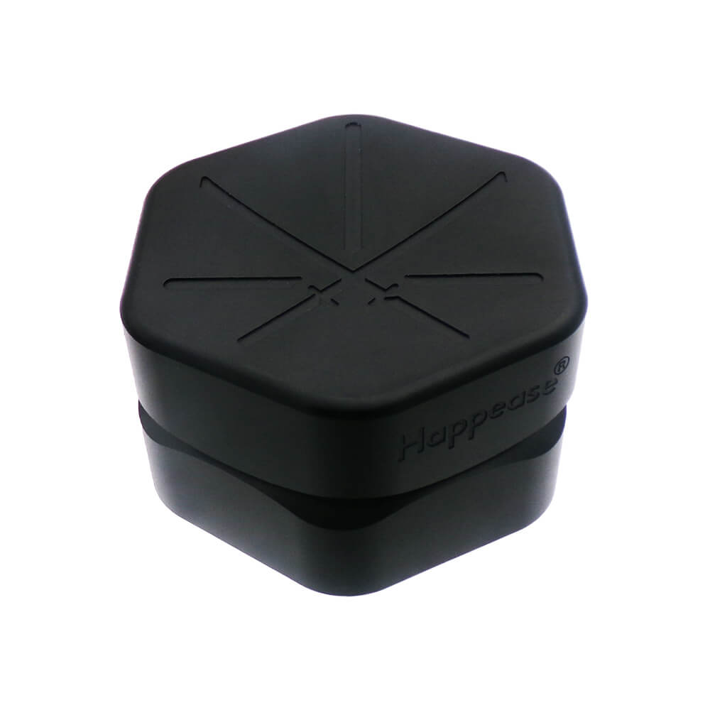 Happease Katana Aluminium Grinder Black 2-teilig - 60mm 