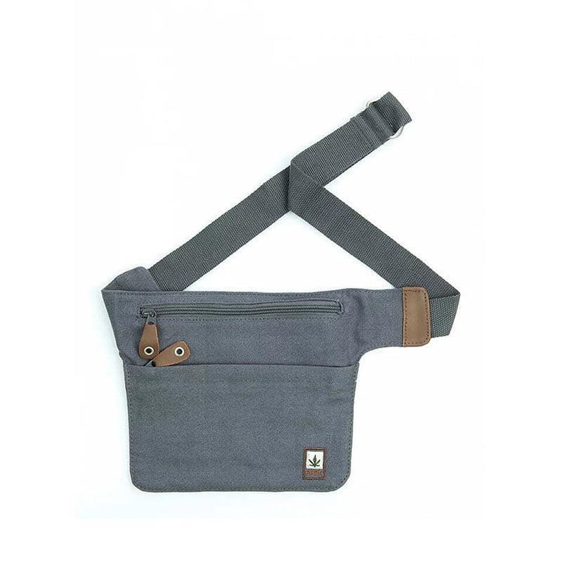 Hempro Hanf Gürteltasche S Grau 