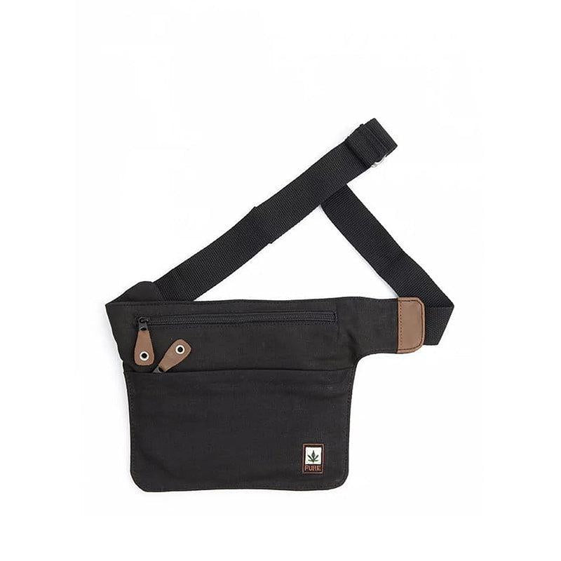 Hempro Hanf Gürteltasche S Schwarz 