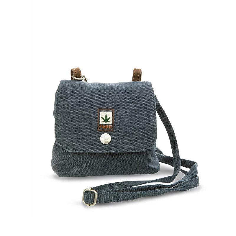 Hempro Hanf Schultertasche XS Grau 