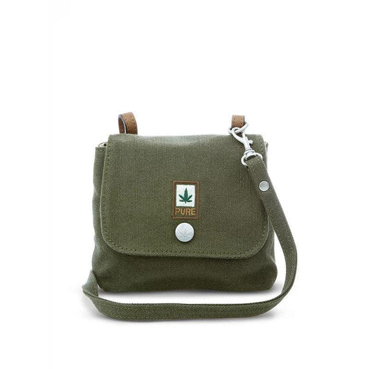 Hempro Hanf Schultertasche XS Khaki 