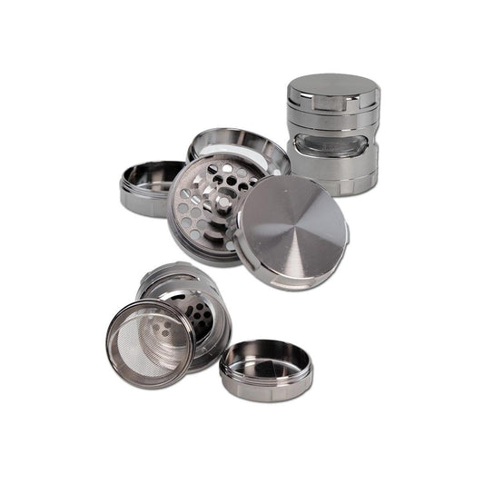 Near Dark Metall Grinder 4 piece Grinder silver
