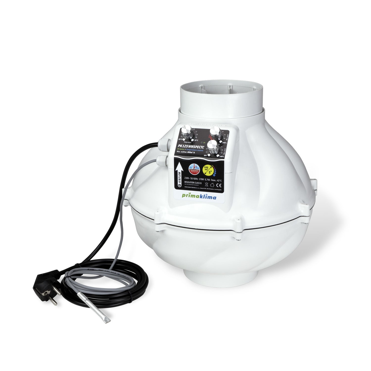 Primaklima Rohrventilator Silenced WHSP-ECTC