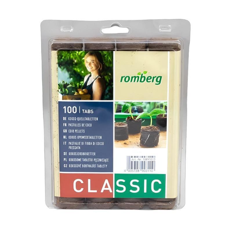 Romberg Kokos Quelltabletten Ø 36mm 100 Stück 