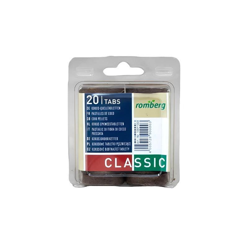 Romberg Kokos Quelltabletten Ø 36mm 20 Stück 