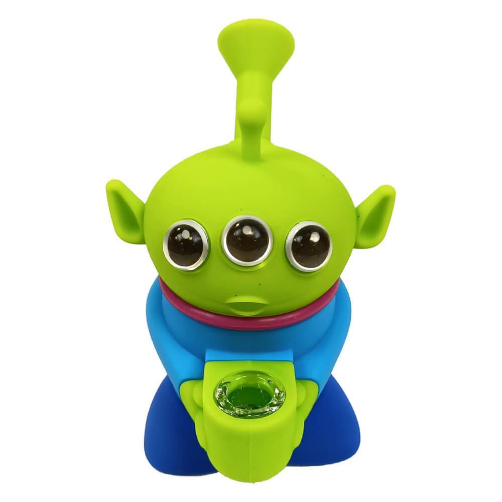 Silikon Bong Three Eyed Alien 14cm 