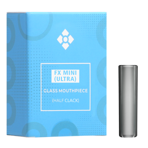 WOLKENKRAFT FX MINI Glas Mundstück klar/halb-klar/schwarz halb-klar 