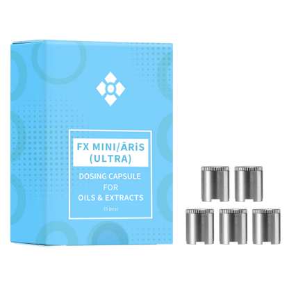 WOLKENKRAFT FX Mini (Ultra)/ Äris Dosierkapseln für Extrakte 5 Kapseln für Öle und Extrakte 