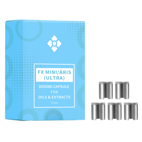 WOLKENKRAFT FX Mini (Ultra)/ Äris Dosierkapseln für Extrakte 5 Kapseln für Öle und Extrakte 