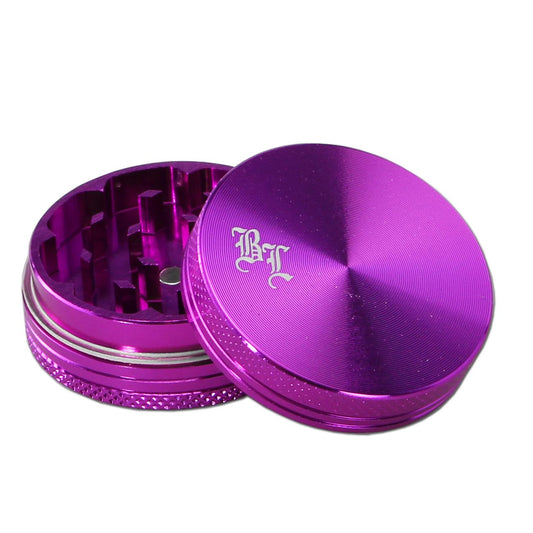 Black Leaf Alu-Mühle 2-teilig anodisiert ink. Geschenkbox violett