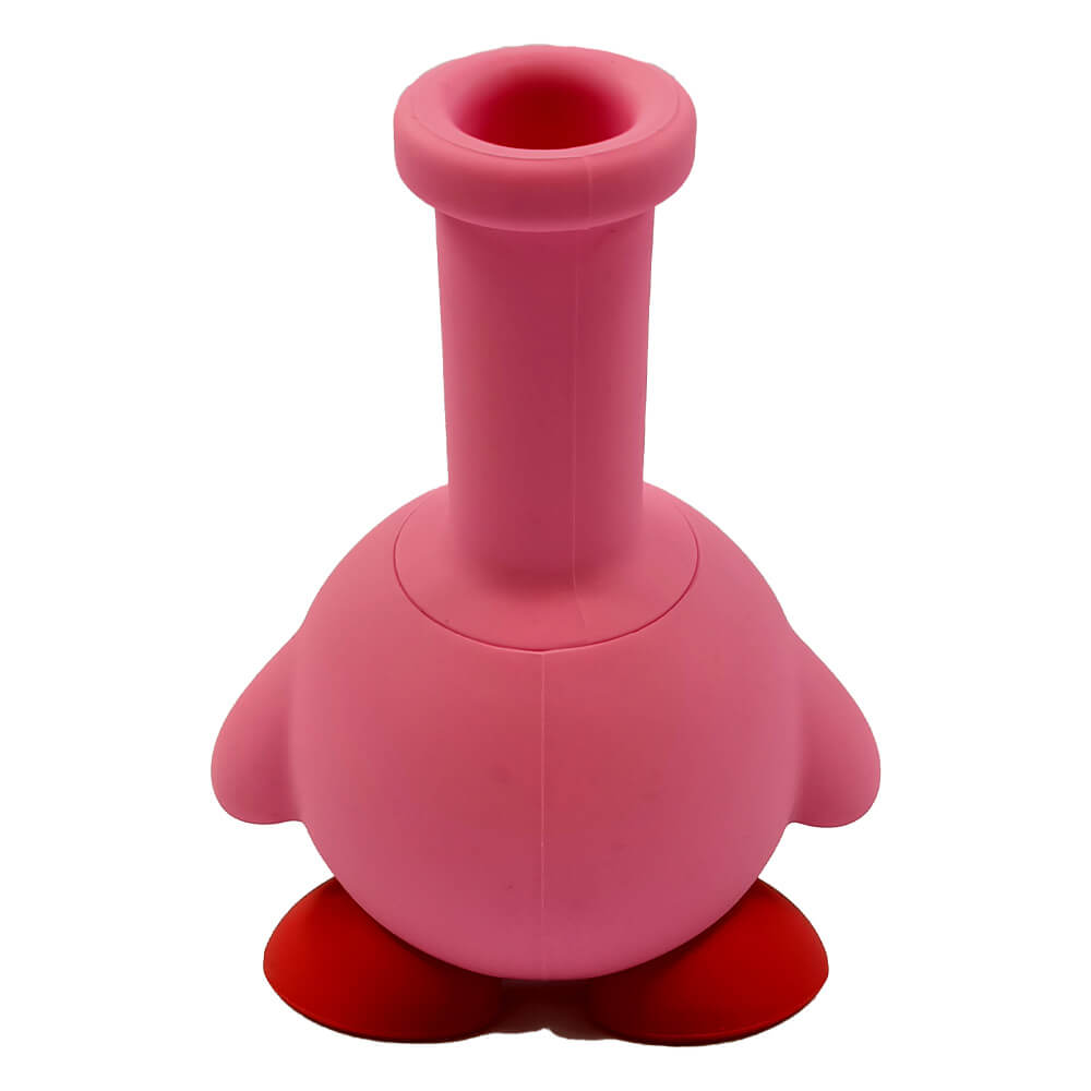 Silikon Bong Cute Pink Creature 14cm
