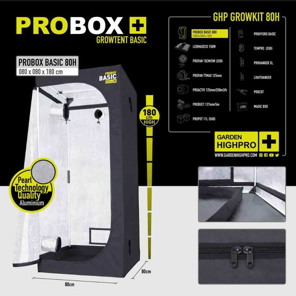 Garden Highpro Komplettset 80x80x180 cm