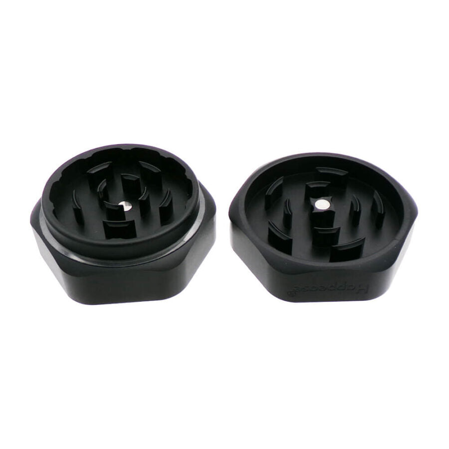 Happease Katana Aluminium Grinder Black 2-teilig - 60mm