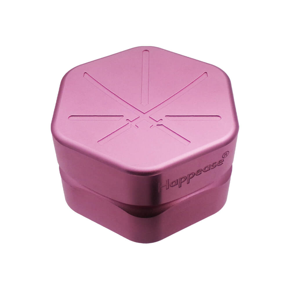 Happease Katana Aluminium Grinder Pink 2-teilig - 60mm