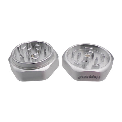 Happease Katana Aluminium Grinder Silver 2-teilig - 60mm