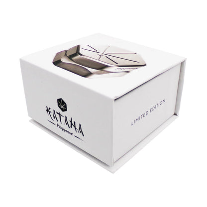 Happease Katana Aluminium Grinder Silver 2-teilig - 60mm